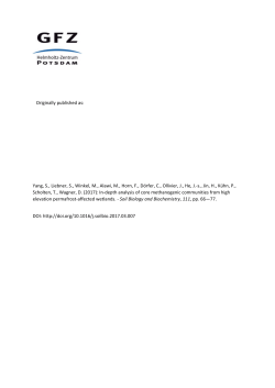 In-depth analysis of core methanogenic communities