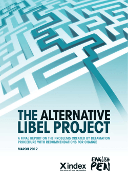 Alternative Libel Project