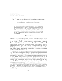 The Cohomology Rings of Symplectic Quotients