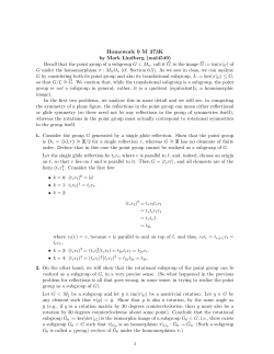 Mark`s HW 9 solutions