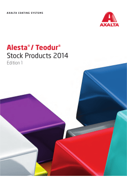 OT Stock Booklet EN - Axalta Coating Systems