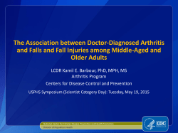 The Association between Doctor-Diagnosed Arthritis and Falls and