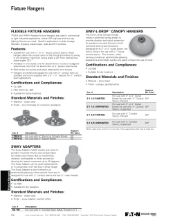 Fixture Hangers - Cooper Industries