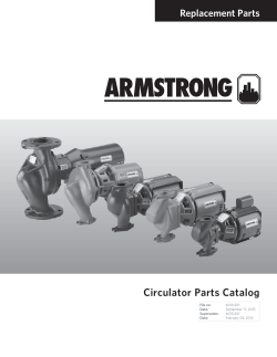 circulator parts - Armstrong Fluid Technology