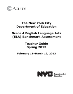 G ( De Grade ELA) The epart e 4 E ) Ben Te S e New men nglis