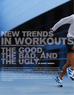 The Secured Lender Cover Story