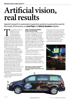 Spanish research in automatic inspection systems is paving the way