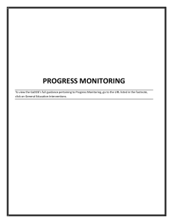 progress monitoring - Bibb County Schools