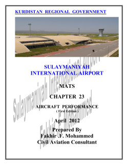 MATS CHAPTER 23 Aircraft Performance