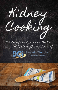 our free kidney-friendly cookbook