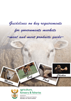 Meat and meat products