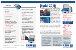 Model 3010 Portable Automated Test System