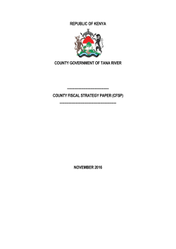 county fiscal strategy paper (cfsp)