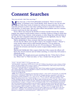 Consent Searches - Alameda County District Attorney`s Office
