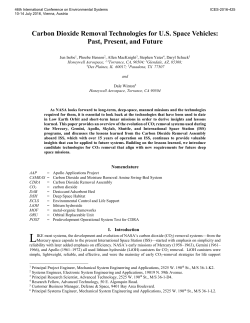 Carbon Dioxide Removal Technologies for U.S. Space Vehicles