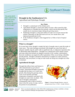 Drought Basics