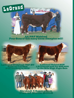 Lagrand 1-40 - LaGrand Angus Ranch