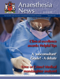 Anaesthesia