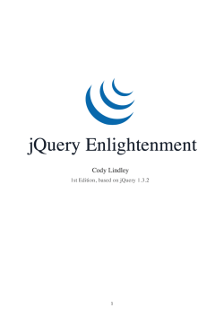 - jQuery Enlightenment