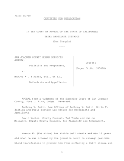 SAN JOAQUIN COUNTY HUMAN SERVICES AGENCY v. MARCUS