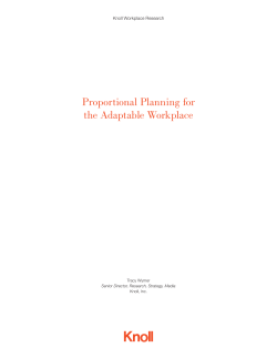 proportional planning for the adaptable workplace