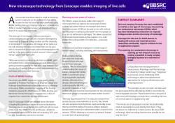 New microscope technology from Ionscope enables