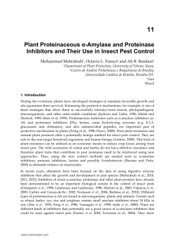 Plant Proteinaceous &alpha;-Amylase and Proteinase