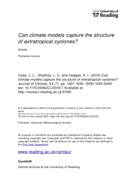 Can climate models capture the structure of extratropical cyclones?