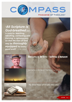 Compass Magazine of Theology &ndash; Vol