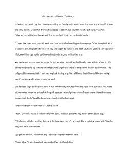 An Unexpected Day At The Beach I checked my beach bag. Did I