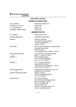 3. Krypton Industries Limited Annual Report 2011-12