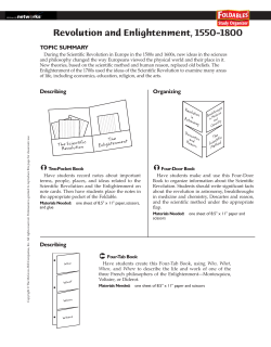 Revolution and Enlightenment, 1550&ndash;1800