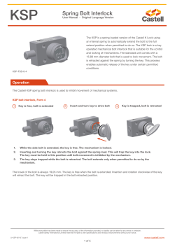 KSP Spring Bolt Interlock