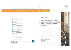 Theoretical study of the oxidation of a pure and alloyed copper surface