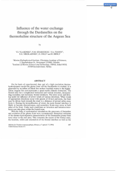 CIESM Science Series 2, Straits and Channels chpt 8