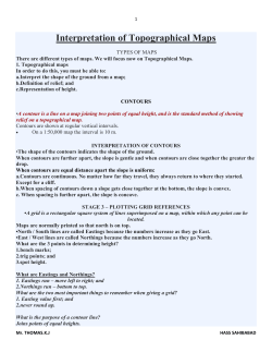 Interpretation of Topographical Maps