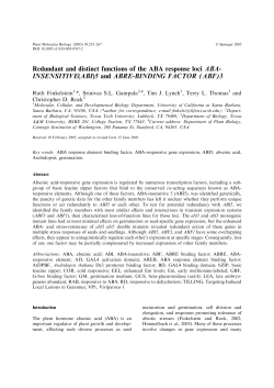 5 and ABRE-BINDING FACTOR (ABF)3