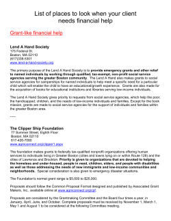 List of places to look when your client