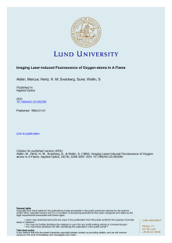 Imaging Laser-induced Fluorescence of Oxygen