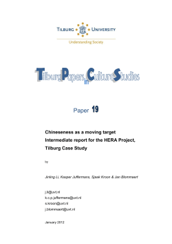 Paper 19 - Chineseness as a moving target