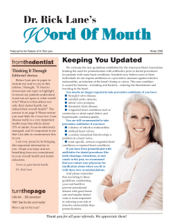 Patient Newsletter - Winter 2008