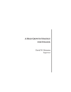 A HIGH GROWTH STRATEGY