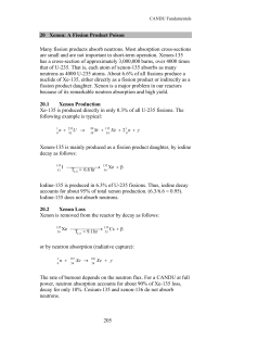 A Fission Product Poison