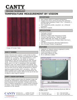 Temperature Measurement by Vision