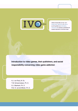 Introduction to video games, their publishers, and social