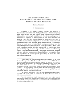 The Mystery of Mitigation