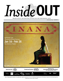 Inana - Denver Center for the Performing Arts