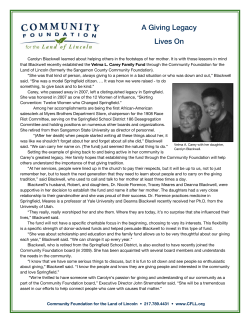 Velma L. Carey Family Fund - Community Foundation for the Land