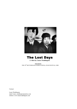 The Lost Days PressPack