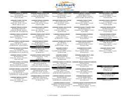 Landmark Cinemas Information Sheet 2014